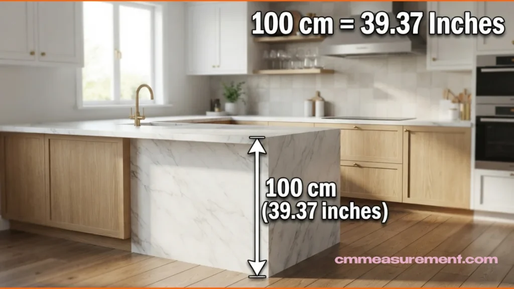 How Long Is 100 cm