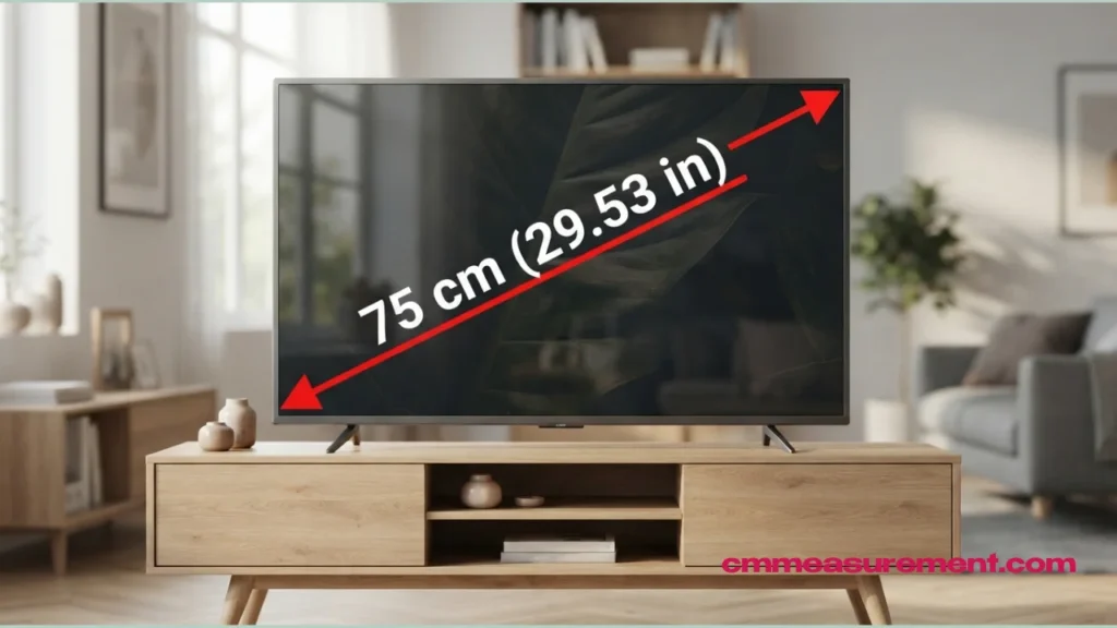 How Long Is 75 cm