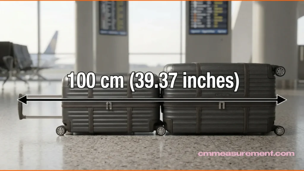 How Long Is 100 cm