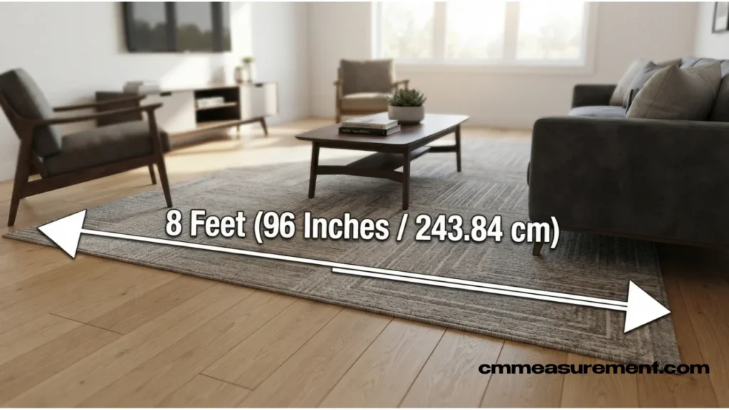 8 Feet to Inches
