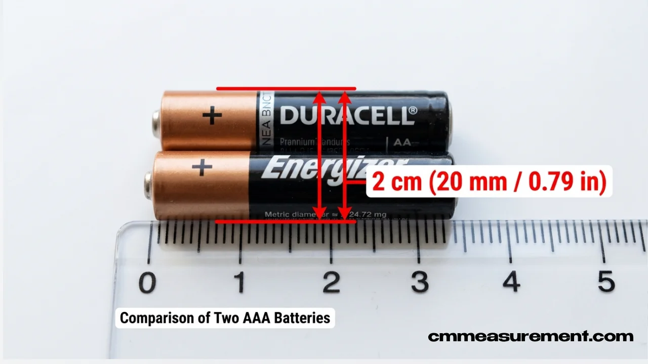 How Long Is 2 cm