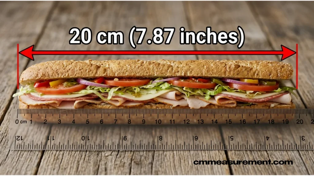 How Long Is 20 cm