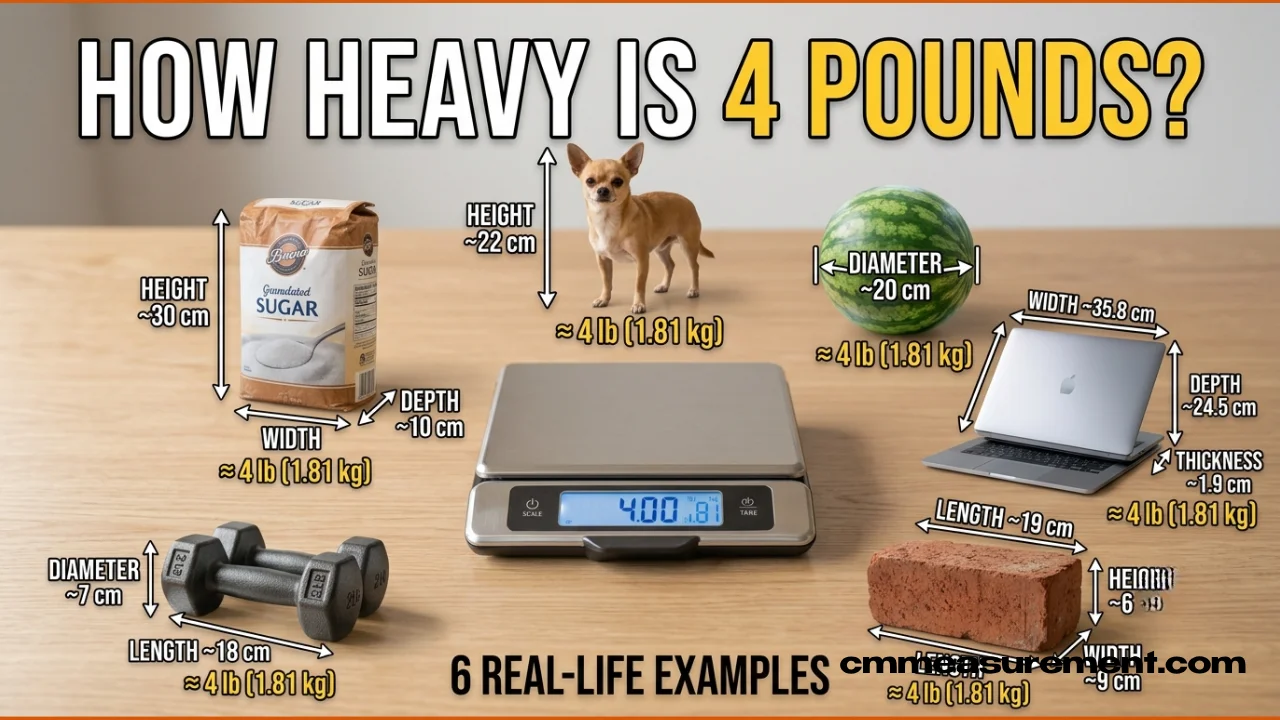 How Heavy Is 4 Pounds? 7 Real-Life Examples