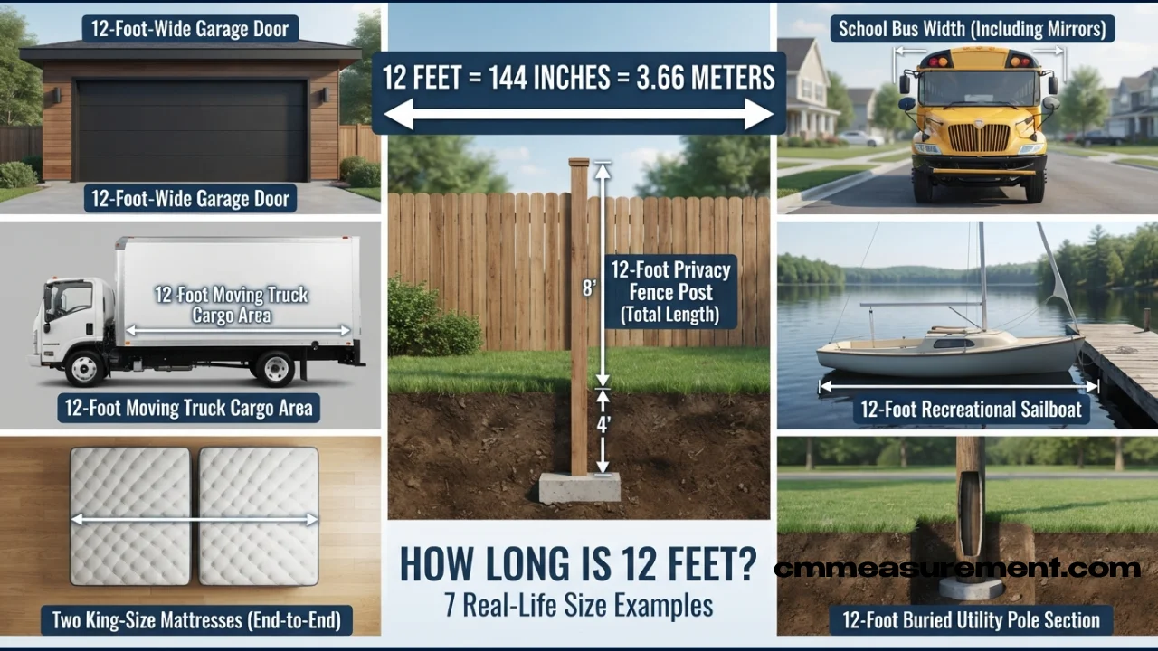 How Long Is 12 Feet? 12 Feet in Inches & 7 Real-Life Size Examples