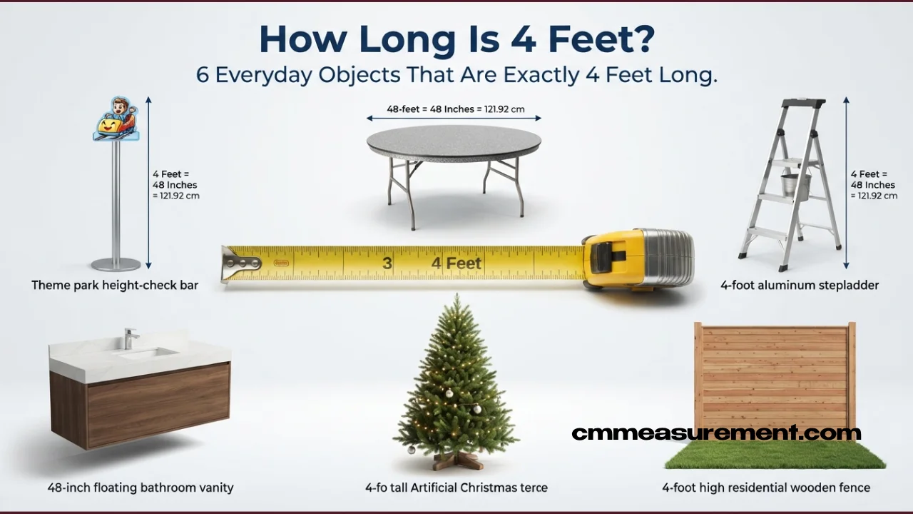 How Long Is 4 Feet? 6 Everyday Objects That Are Exactly 4 Feet Long