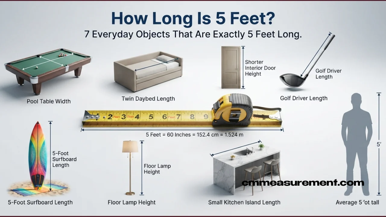 How Long Is 5 Feet? 7 Everyday Objects That Are Exactly 5 Feet Long