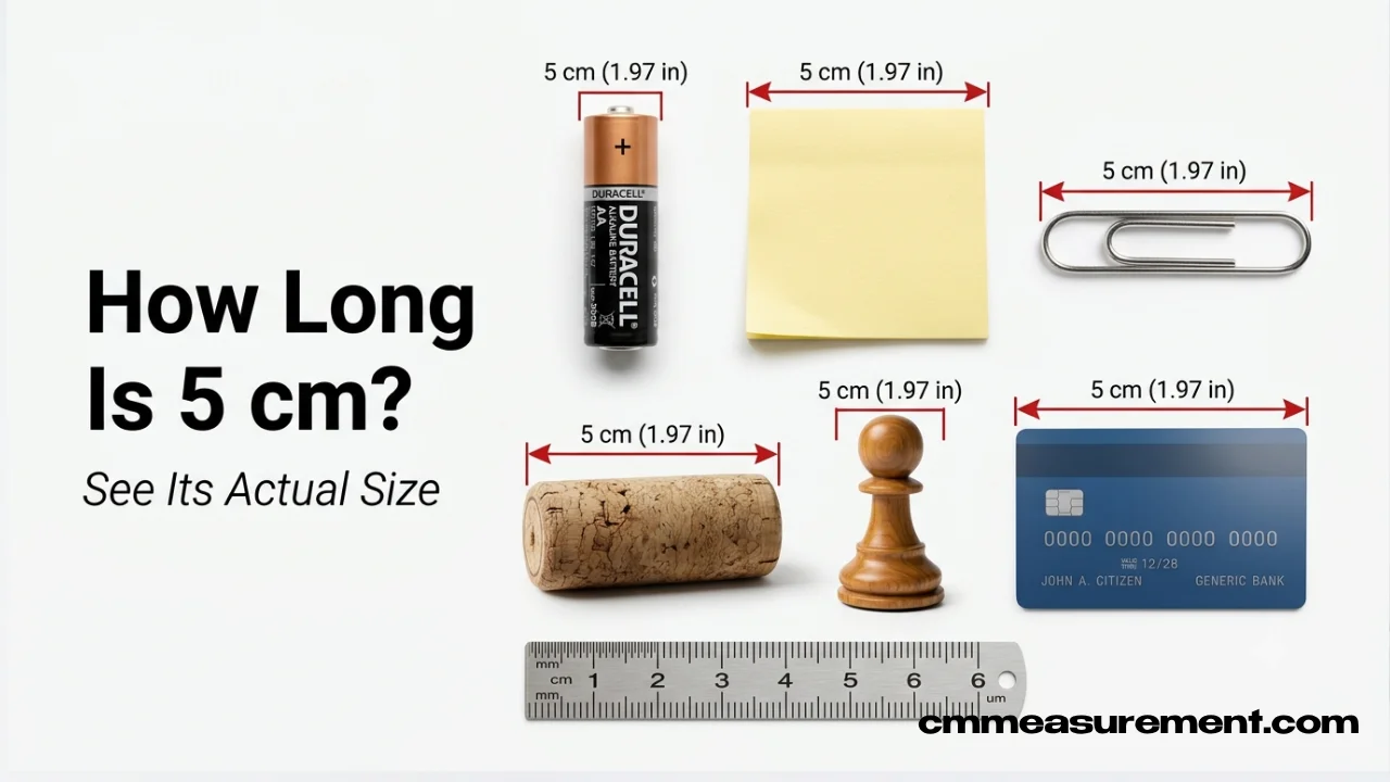 How Long Is 5 cm? See Its Actual Size with 6 Everyday Objects
