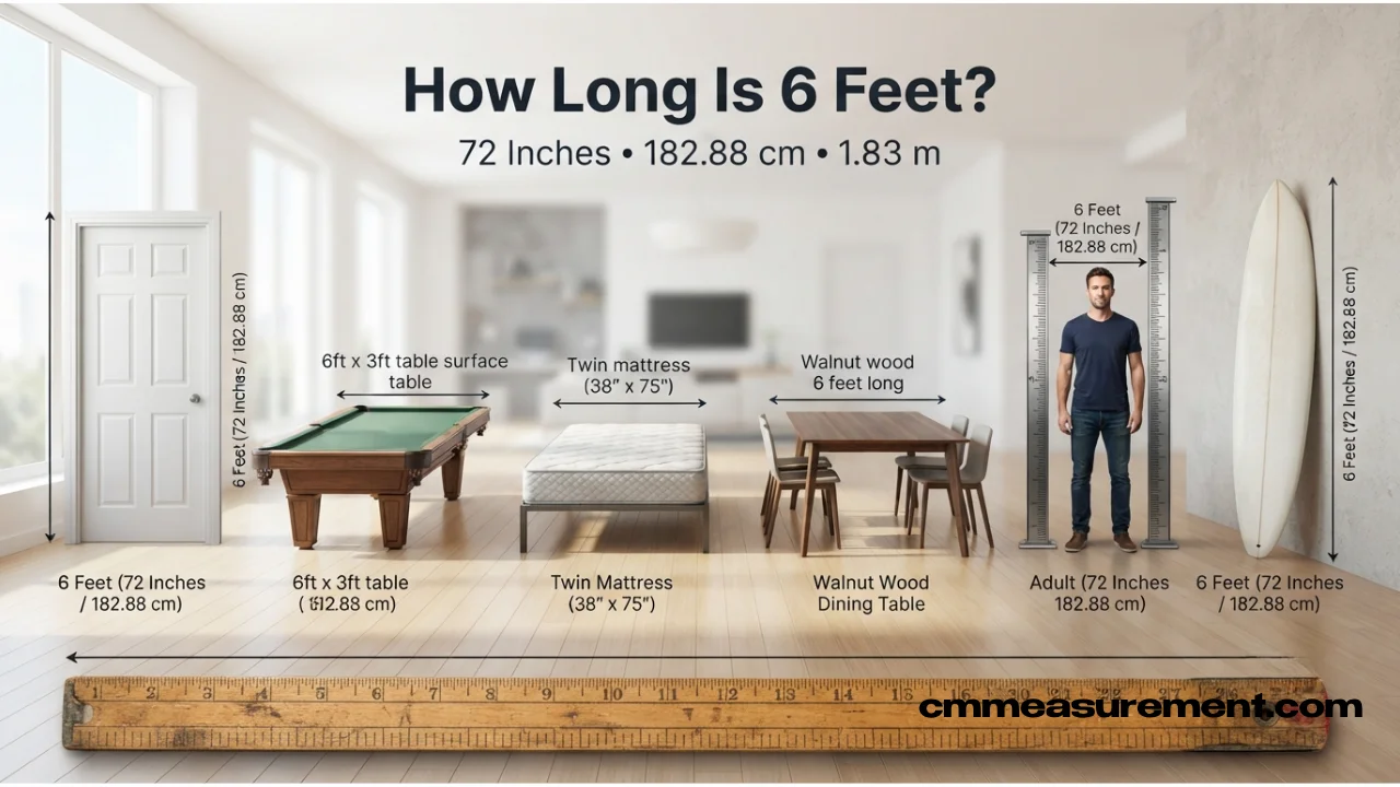 How Long Is 6 Feet? 6 Everyday Objects That Are Exactly 6 Feet Long