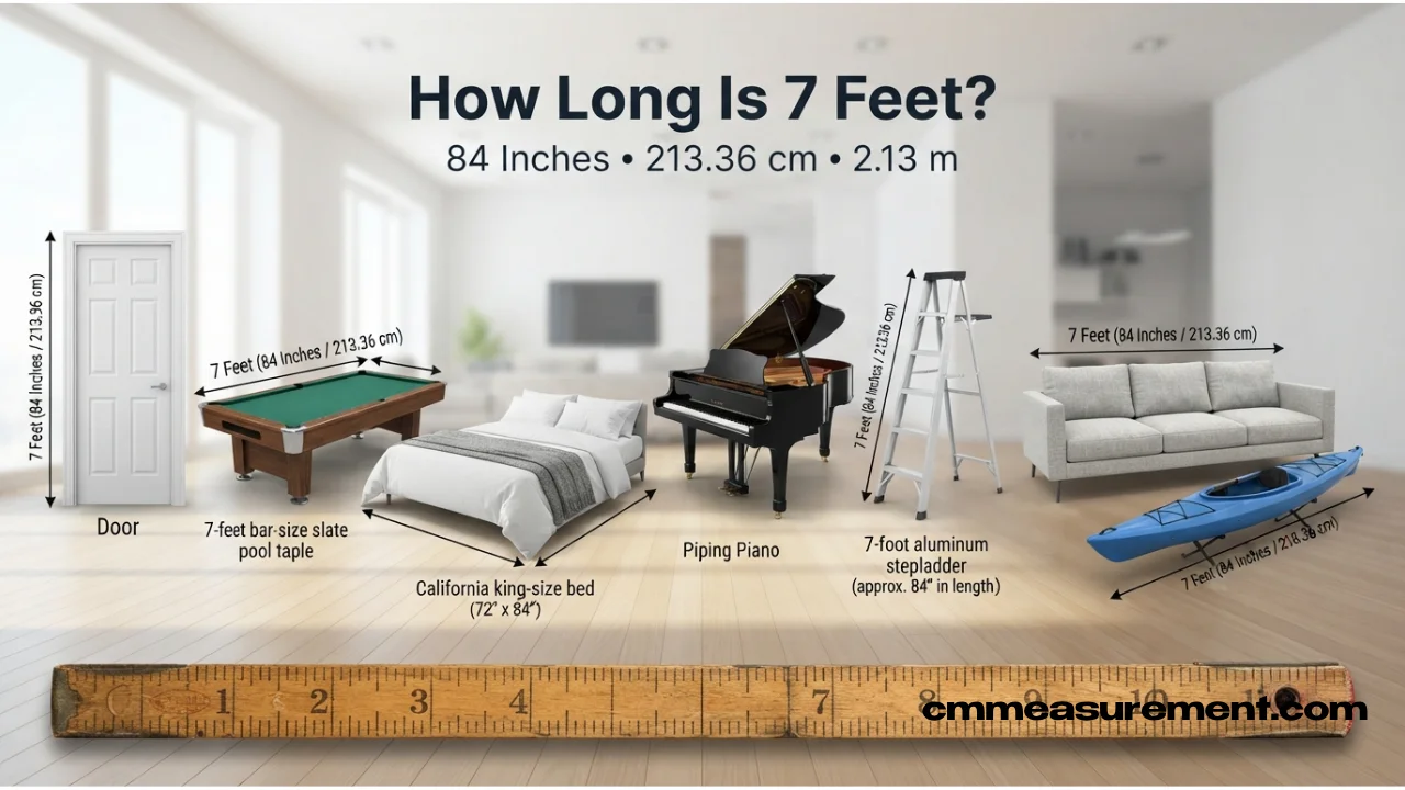 How Long Is 7 Feet? 7 Everyday Objects That Are Exactly 7 Feet Long