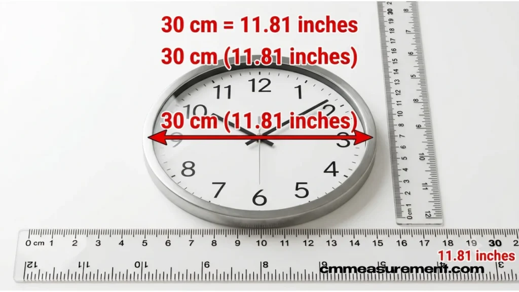 30 cm to Inches