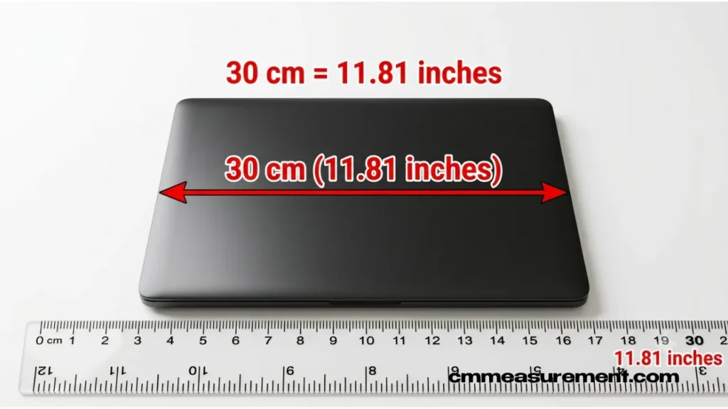 How Long Is 30 cm