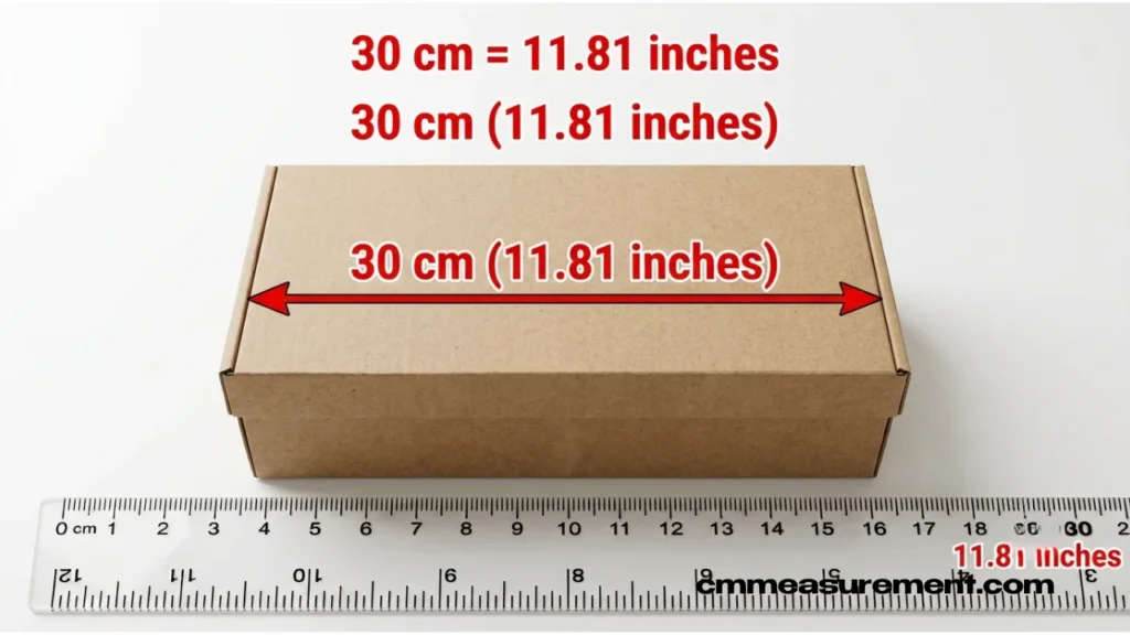 30 cm to Inches