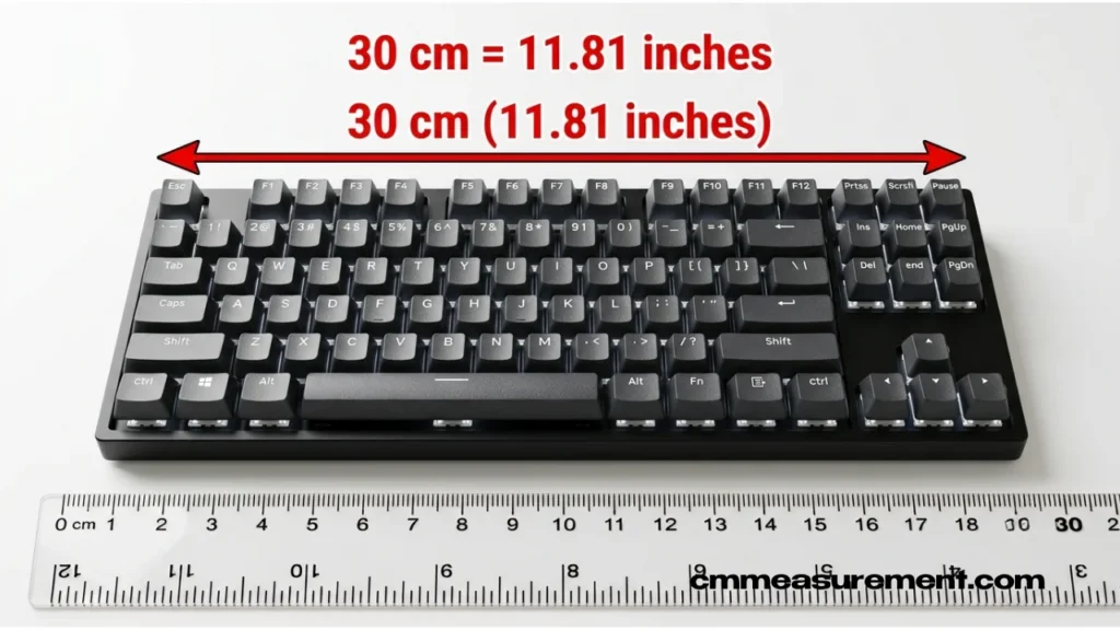 How Long Is 30 cm