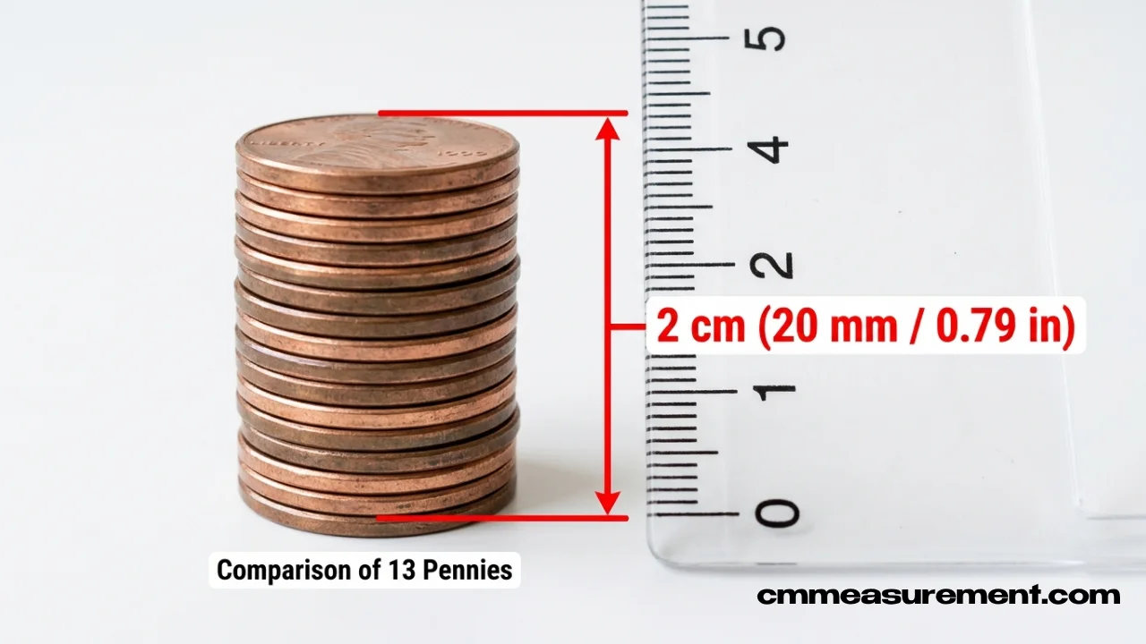 What Is 2 cm in Inches