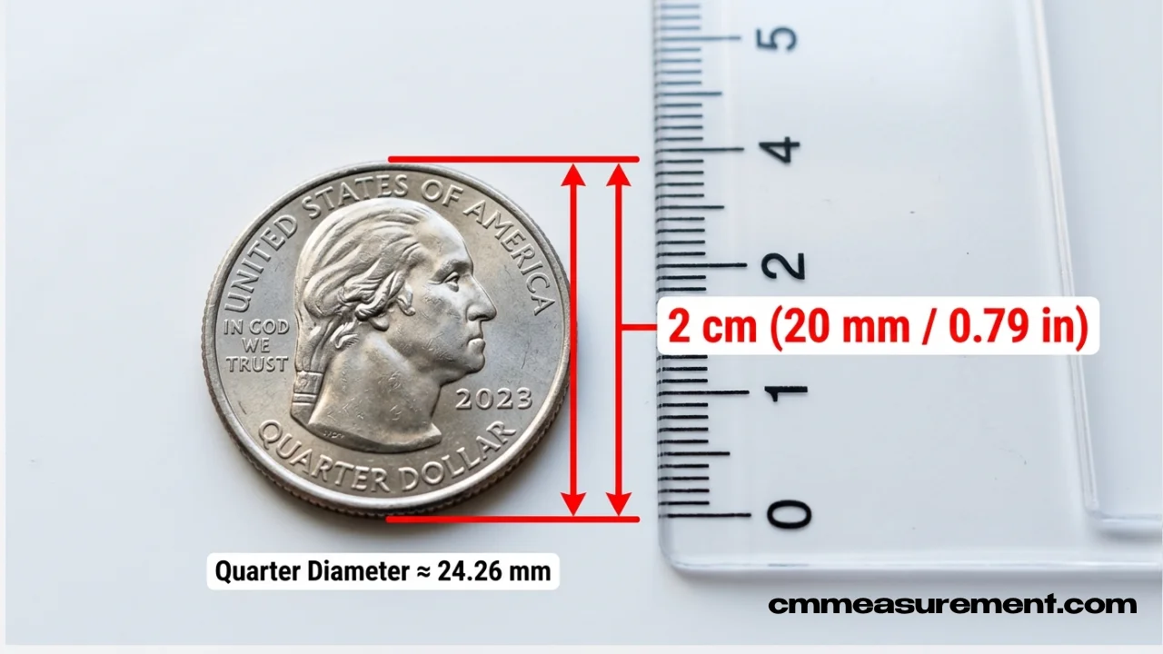 How Long Is 2 cm