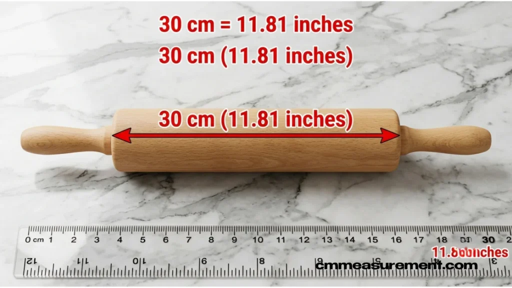 How Long Is 30 cm