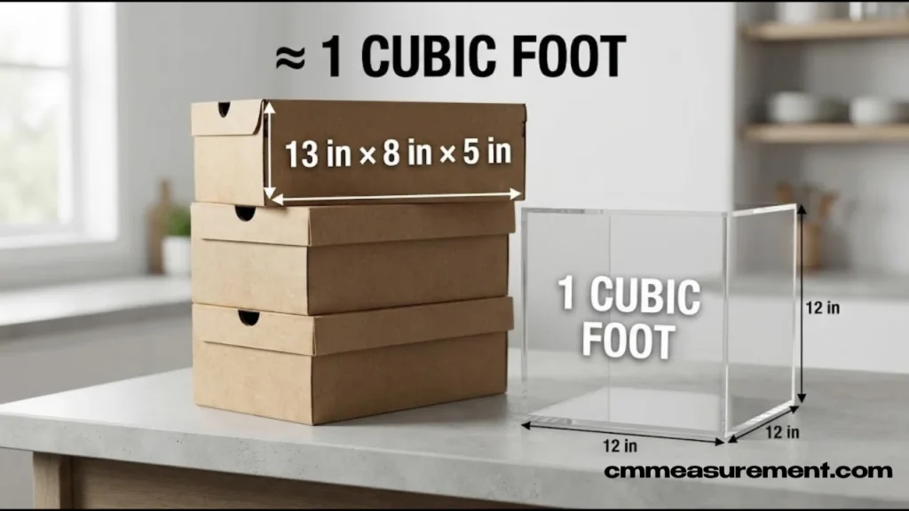 How Big Is 1 Cubic Foot?