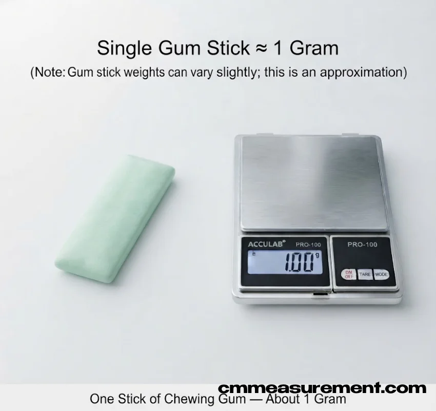 How Heavy is 1 Gram?