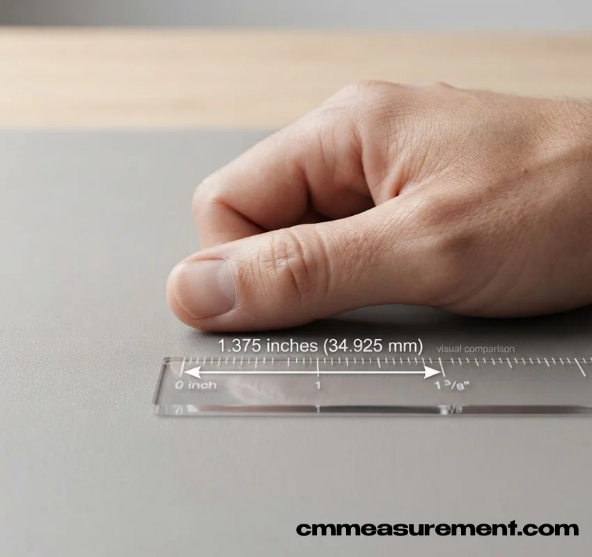 How Long Is 1.375 Inches?