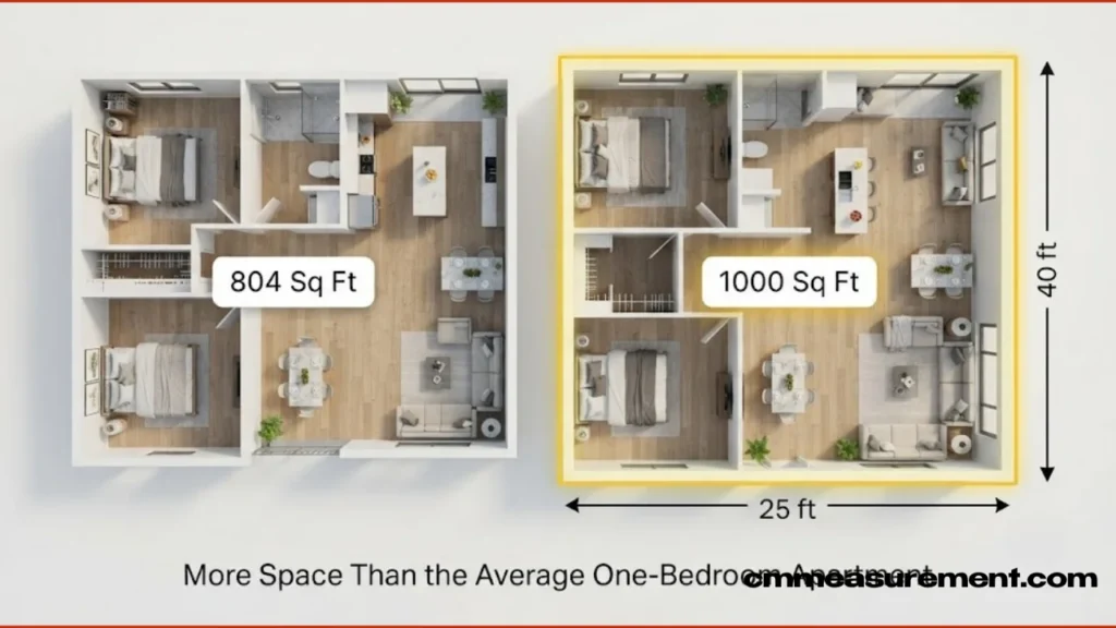 How Big Is 1000 Square Feet?