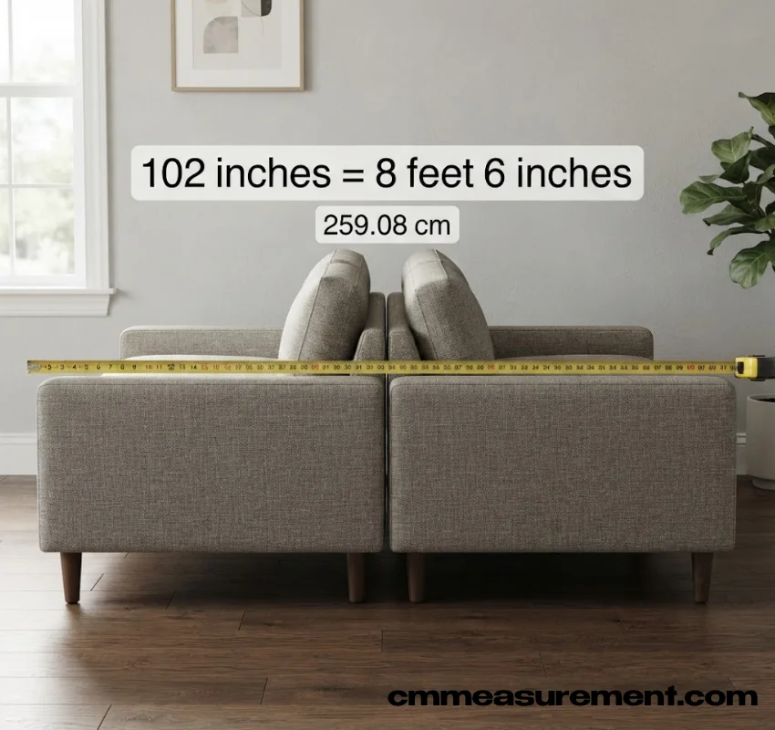 How Long Is 102 Inches?