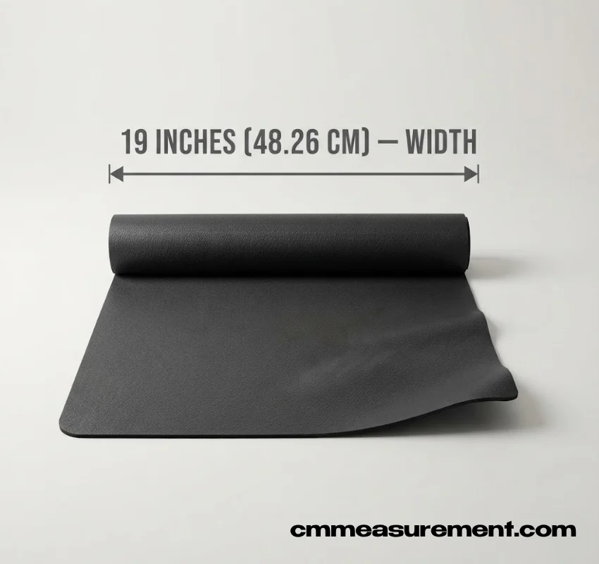 19 Inches travel-size yoga mat