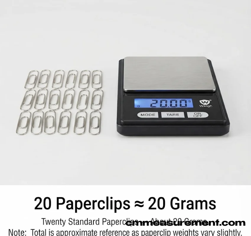 How Heavy Is 20 Grams?