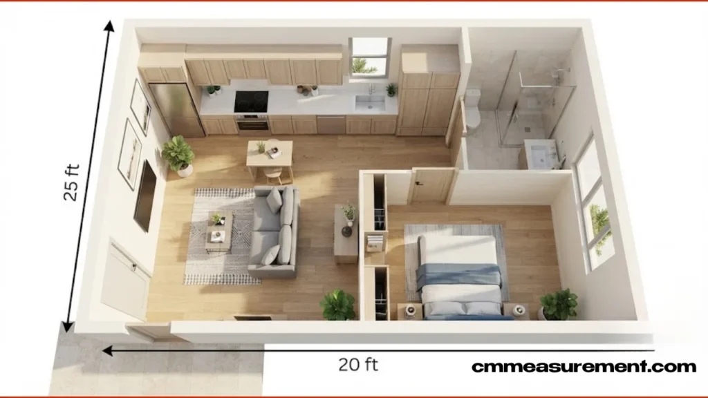 How Big Is 500 Square Feet?