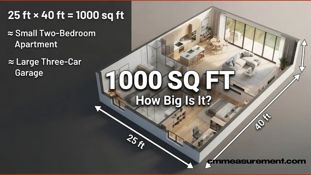 How Big Is 1000 Square Feet?