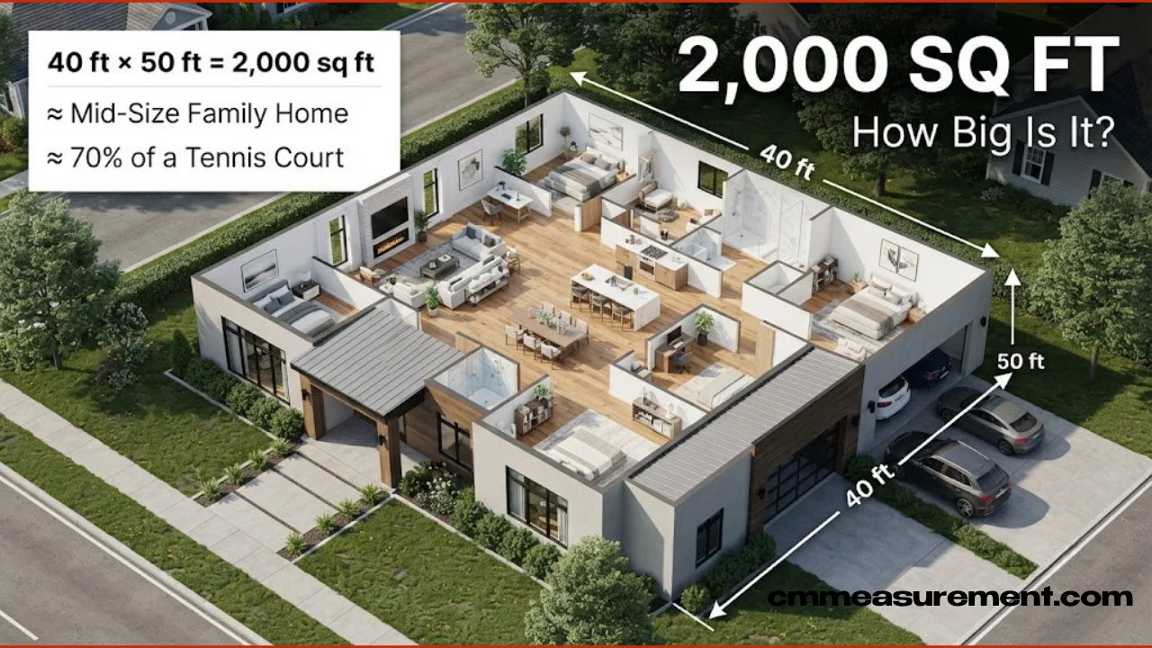 How Big Is 2000 Square Feet?
