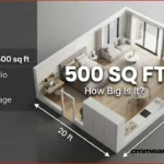 How Big Is 500 Square Feet?