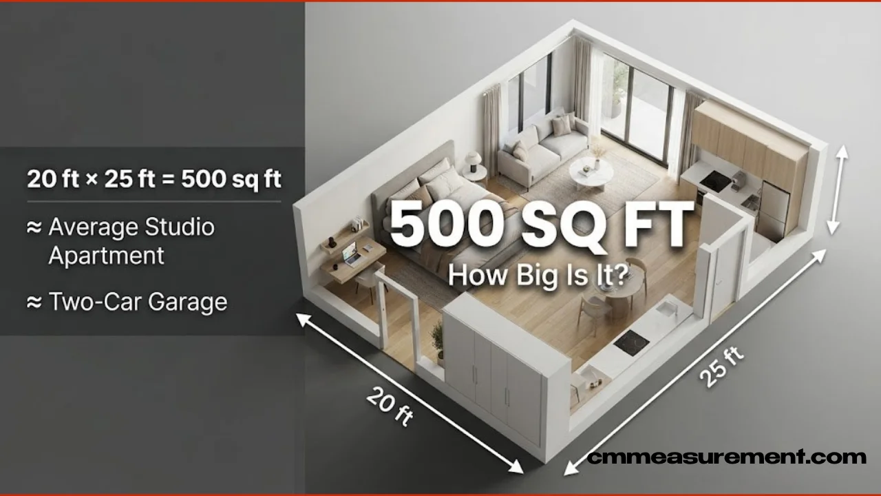 How Big Is 500 Square Feet?