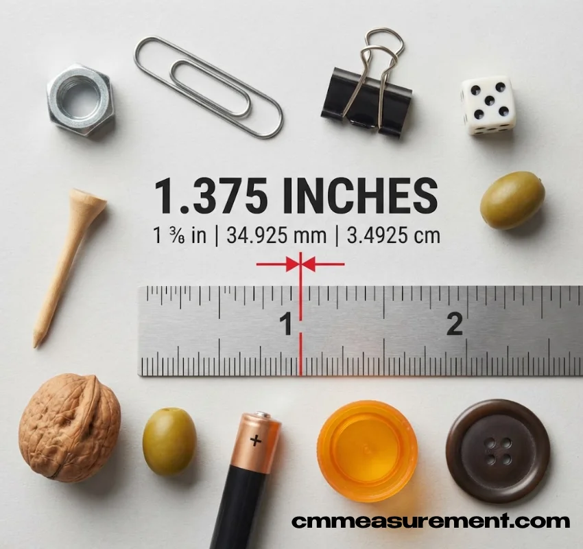 How Long Is 1.375 Inches?