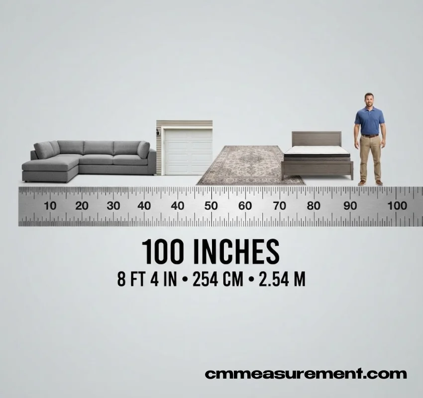 How Long Is 100 Inches?