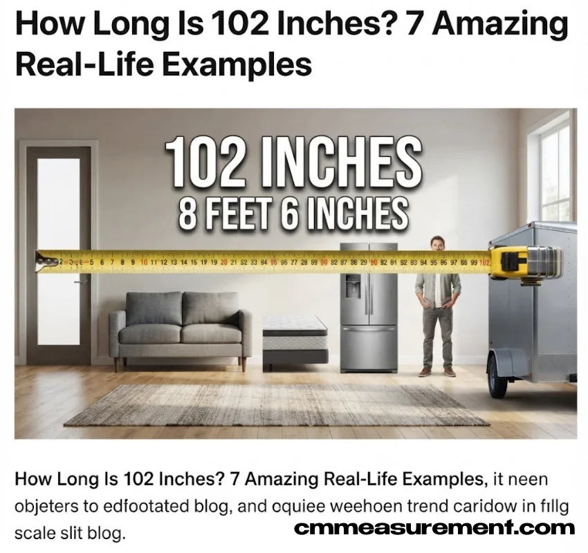 How Long Is 102 Inches?