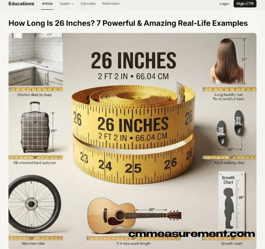 How Long Is 26 Inches?