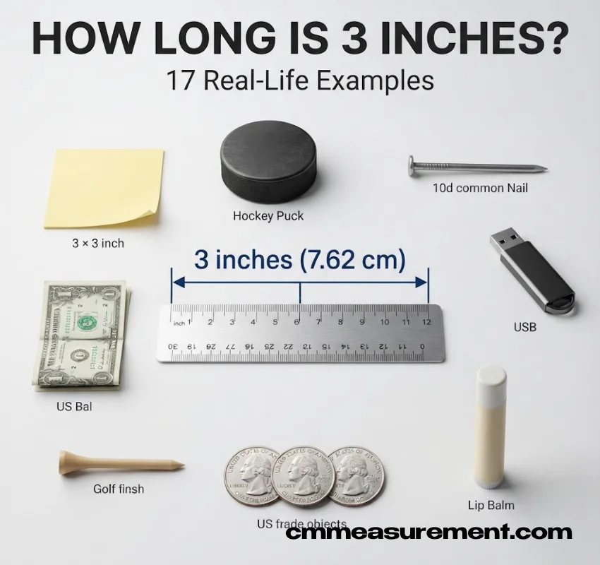 How Long Is 3 Inches?
