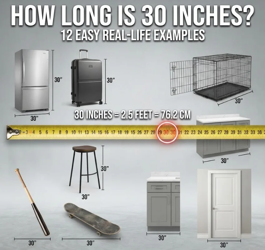 How Long Is 30 Inches?