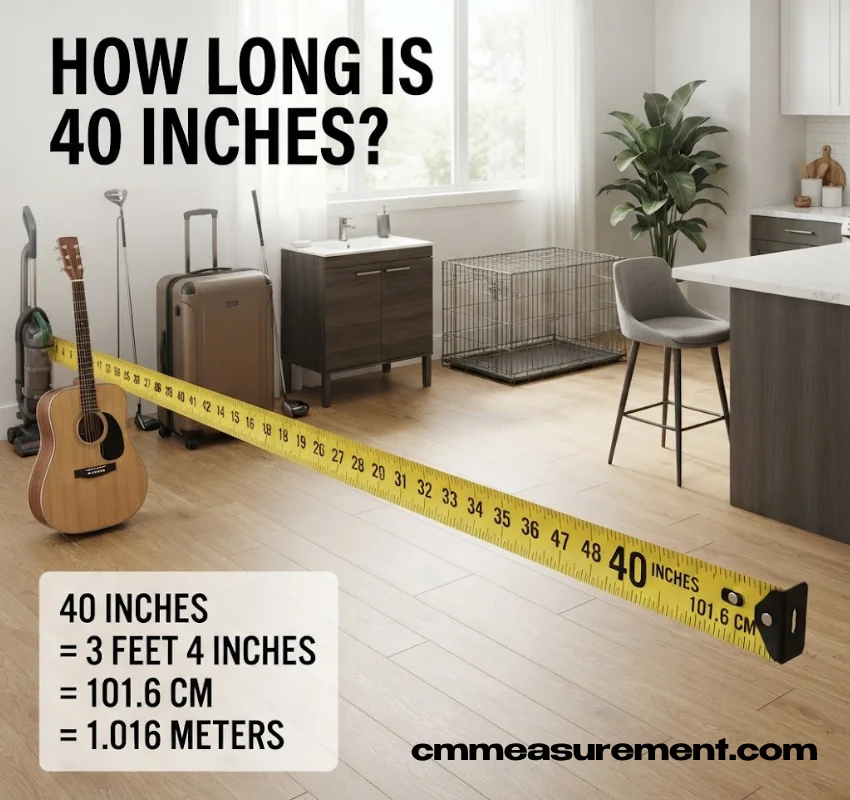 How Long Is 40 Inches?