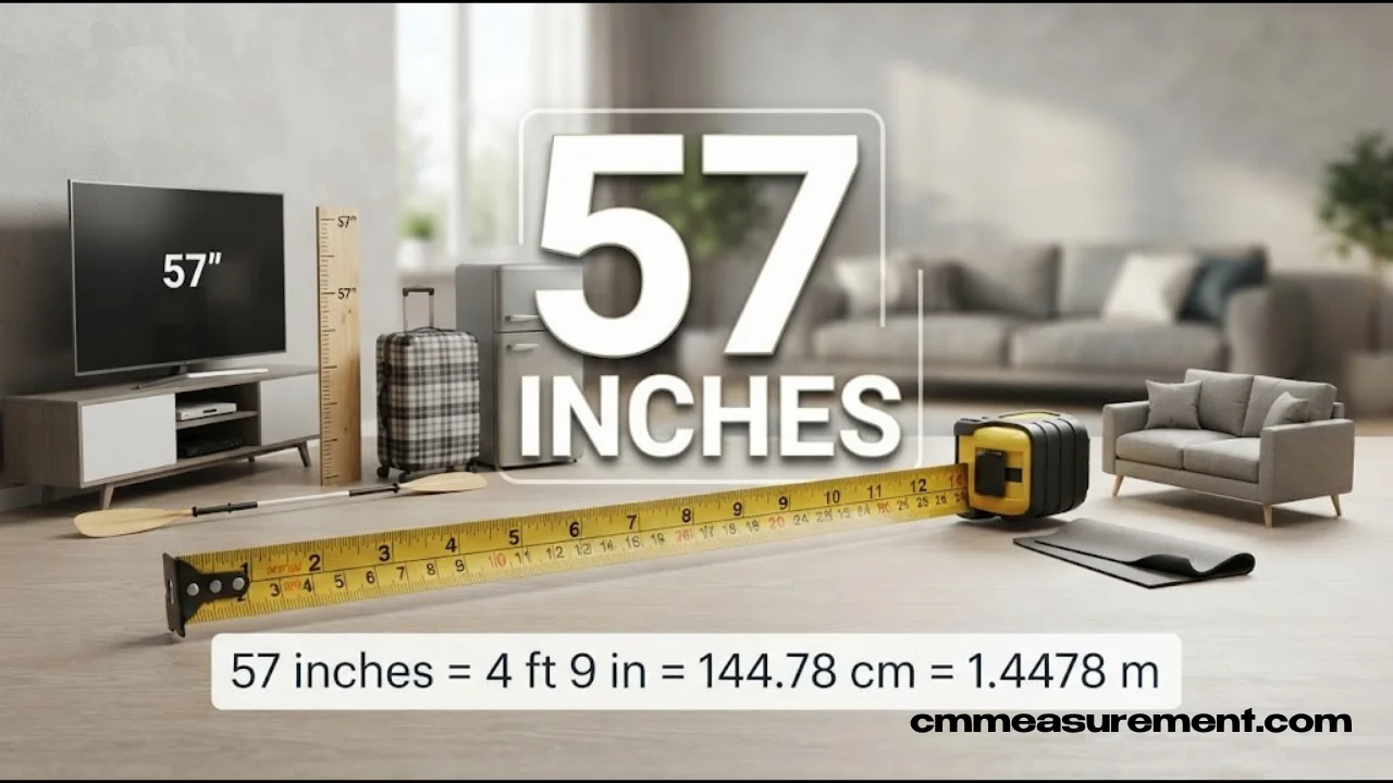 How Long Is 57 Inches?