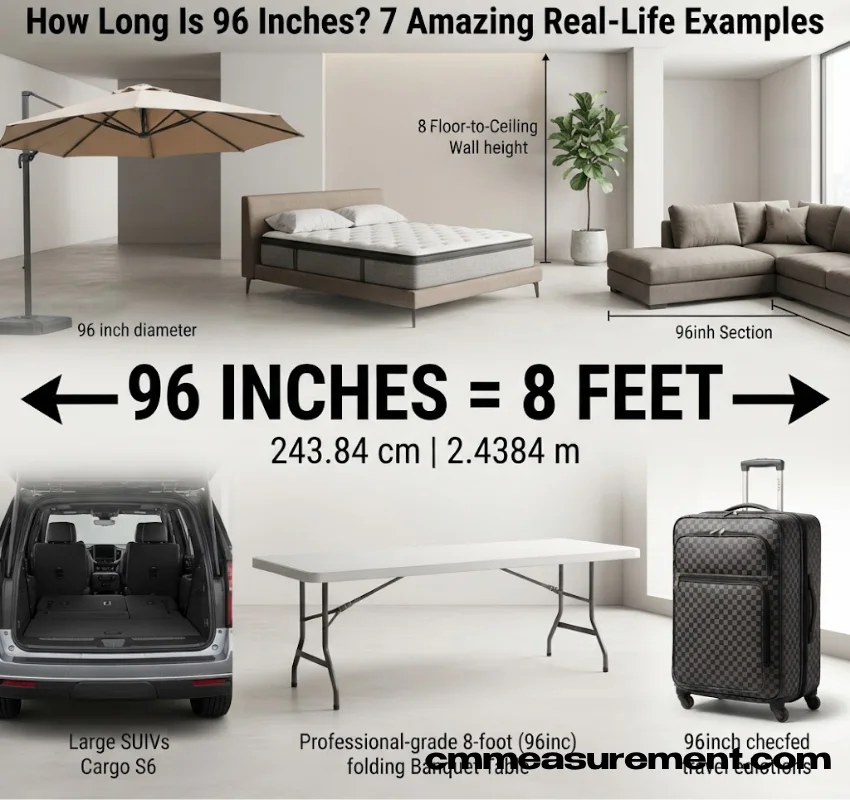 How Long Is 96 Inches?