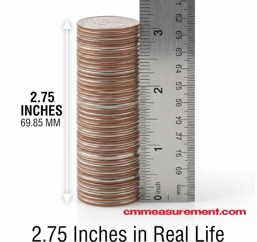 How Long Is 2.75 Inches