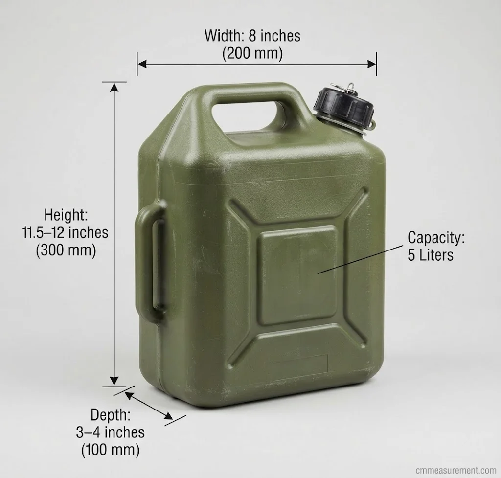 Jerry Can Dimensions