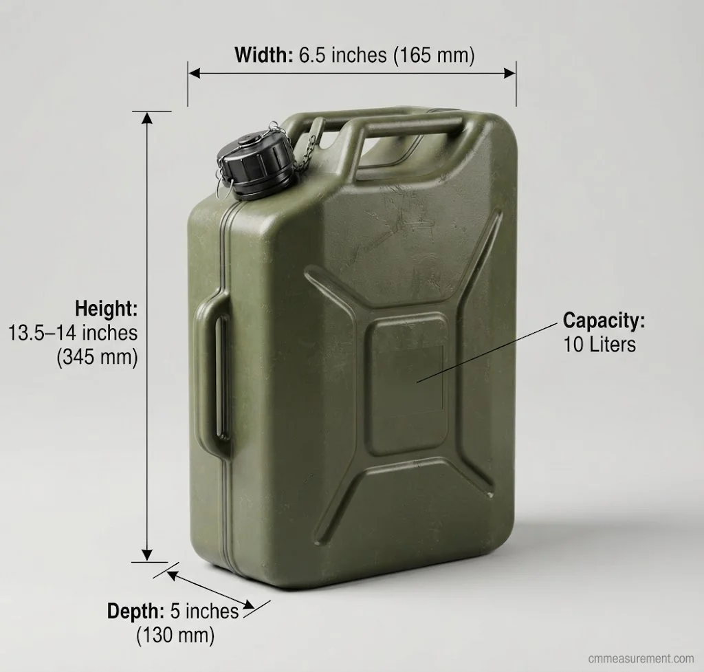 Jerry Can Dimensions