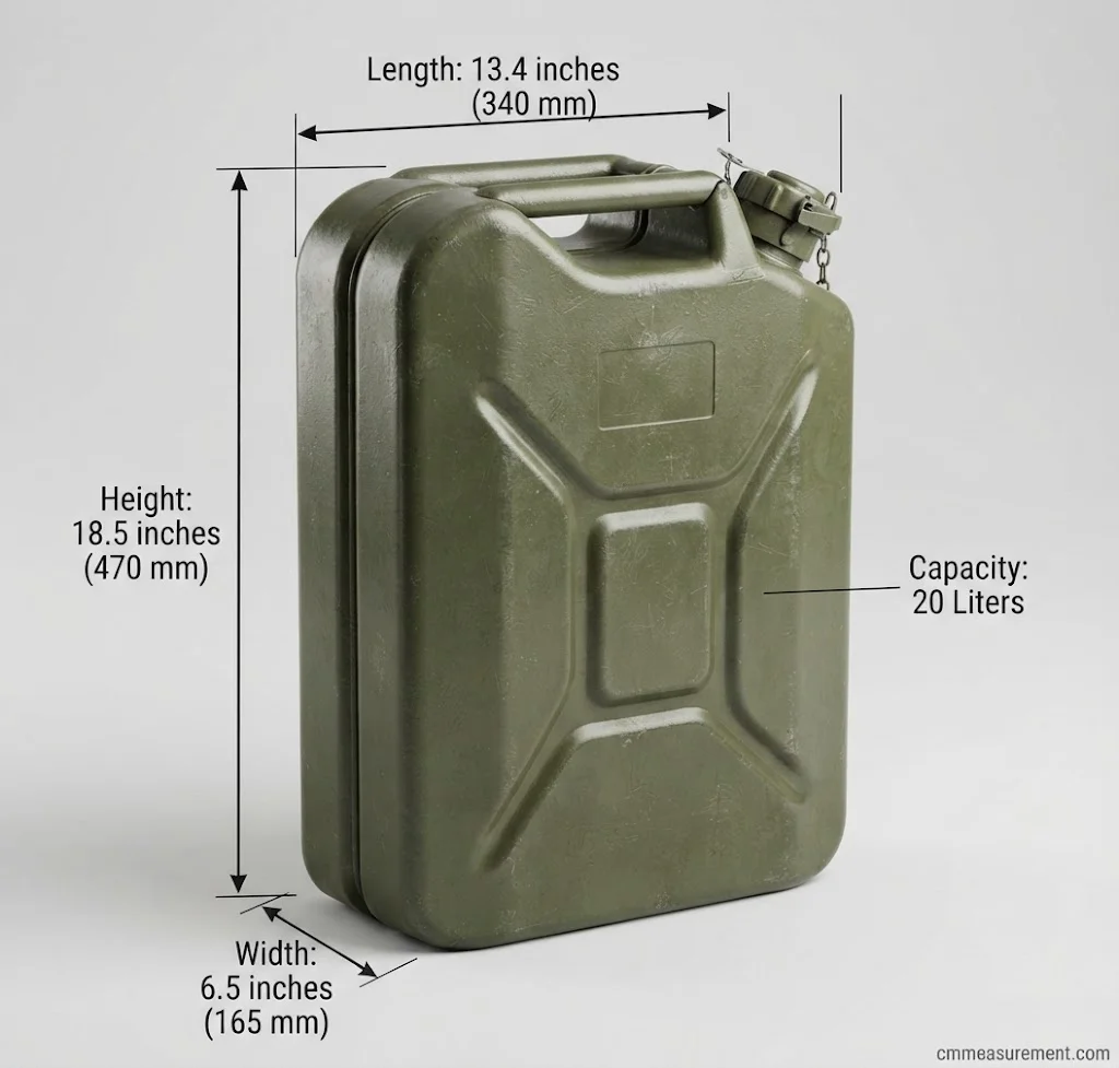 Jerry Can Dimensions