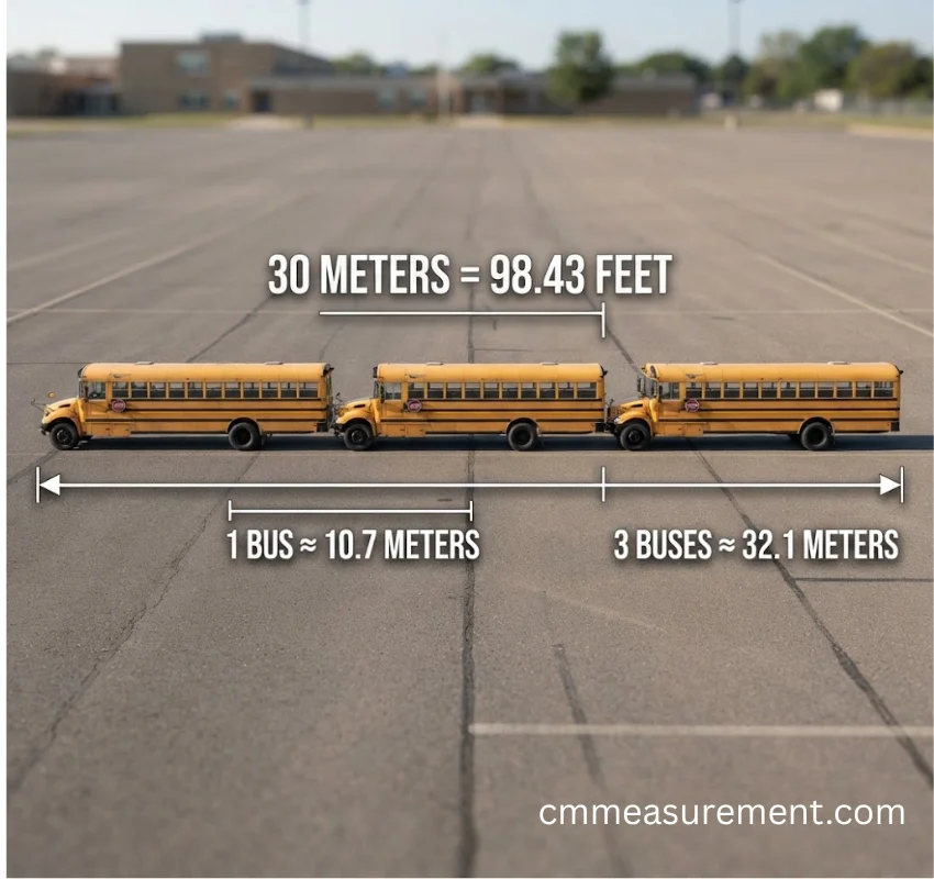 How Long Is 30 Meters