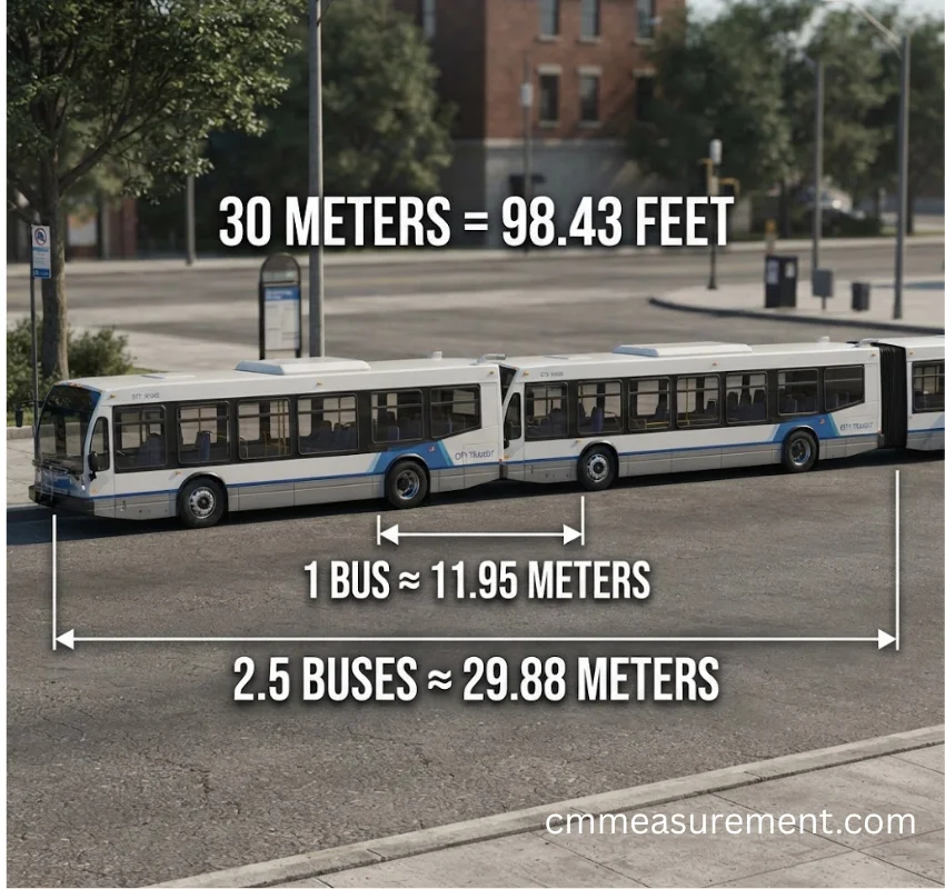 How Long Is 30 Meters