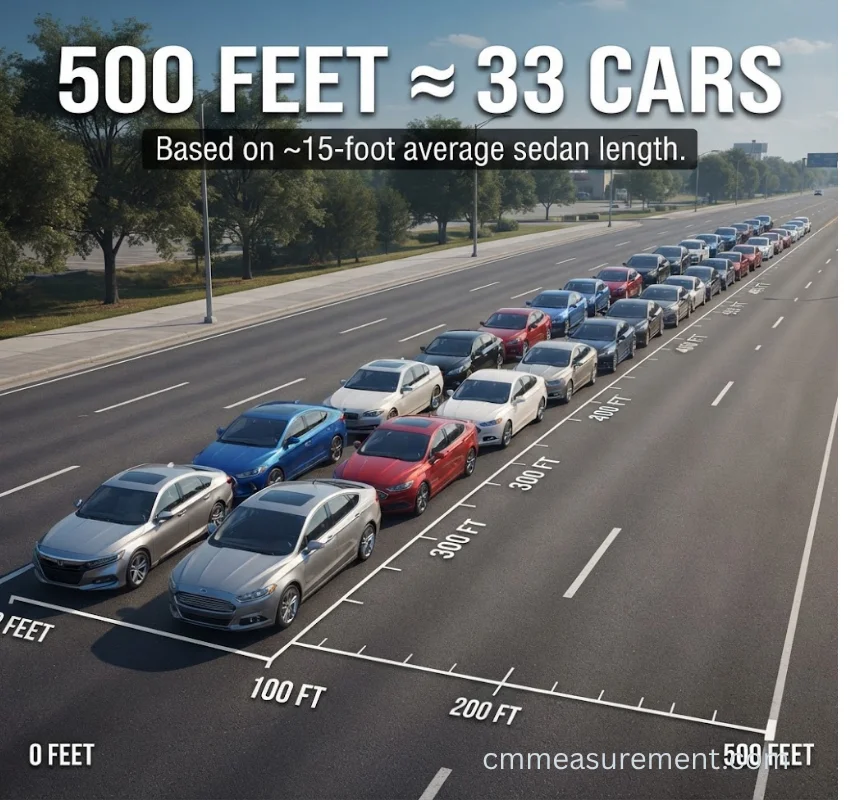 How Long Is 500 Feet