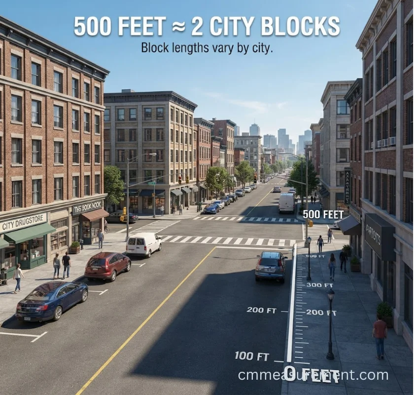 How Long Is 500 Feet