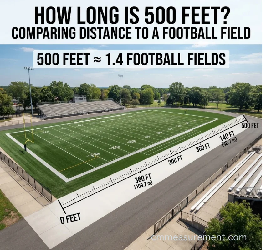 How Long Is 500 Feet